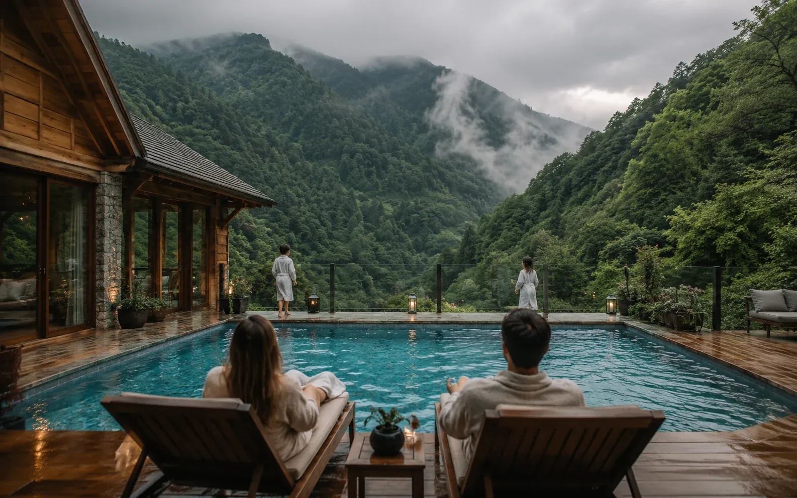 Kaçkar Isıtmalı Havuzlu Aile Bungalovu